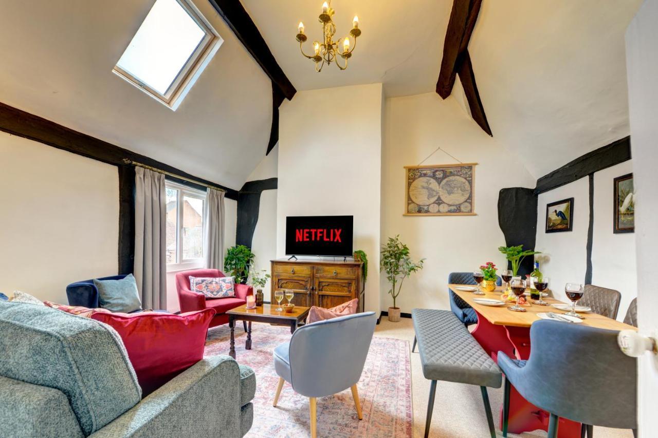Loft Cottage By Spa Town Property - 2 Bed Tudor Retreat Near To Stratford-Upon-Avon, Warwick & Solihull Exterior foto
